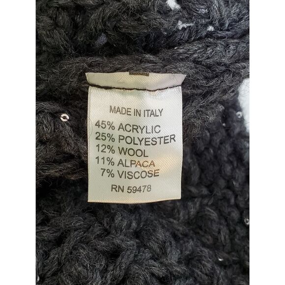 Elsamanda Alpaca Sweater L Wool Blend Crewneck Long Sleeve - Picture 4 of 5